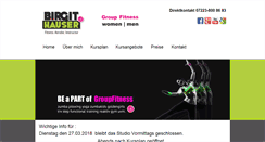 Desktop Screenshot of birgit-hauser.de