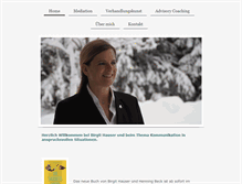 Tablet Screenshot of birgit-hauser.com